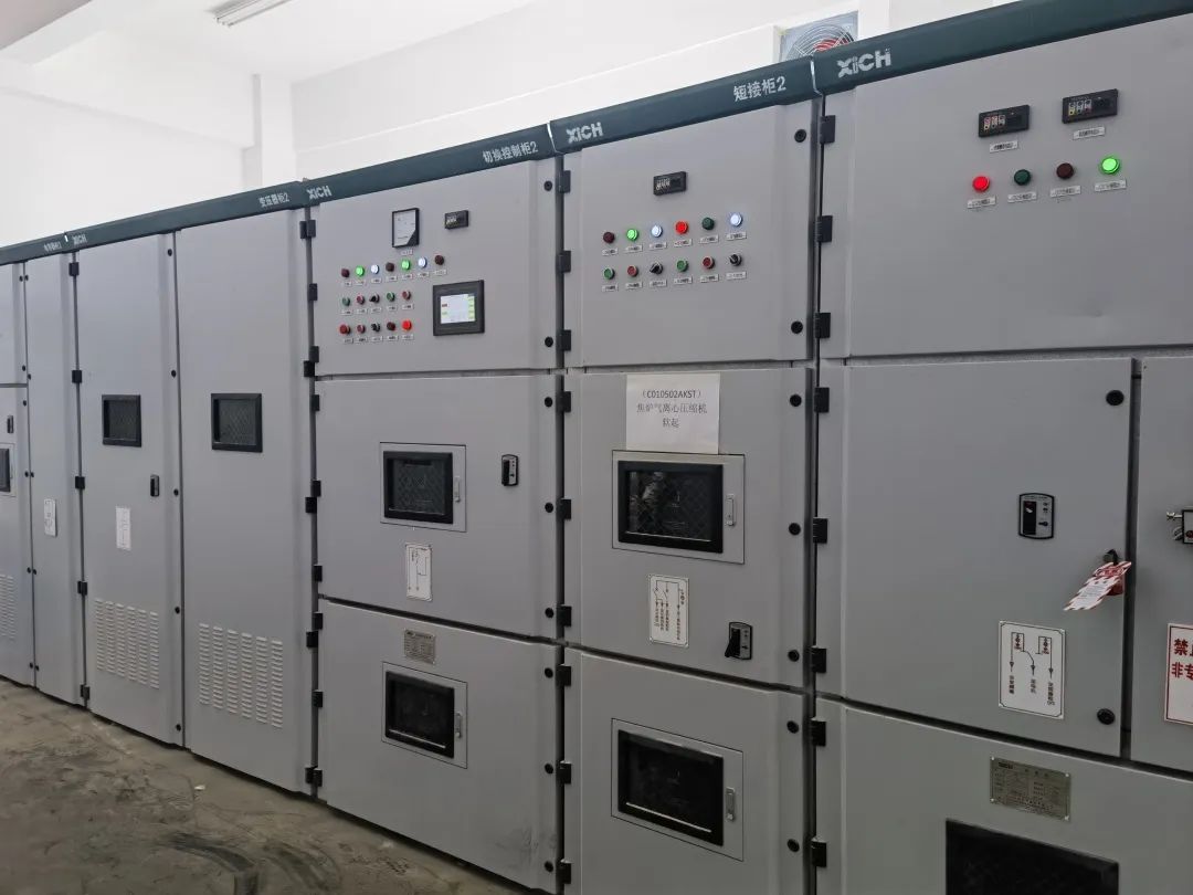 西驰电气高压降补软起动装置在蒙西某化工厂带载一次试车成功(图4)